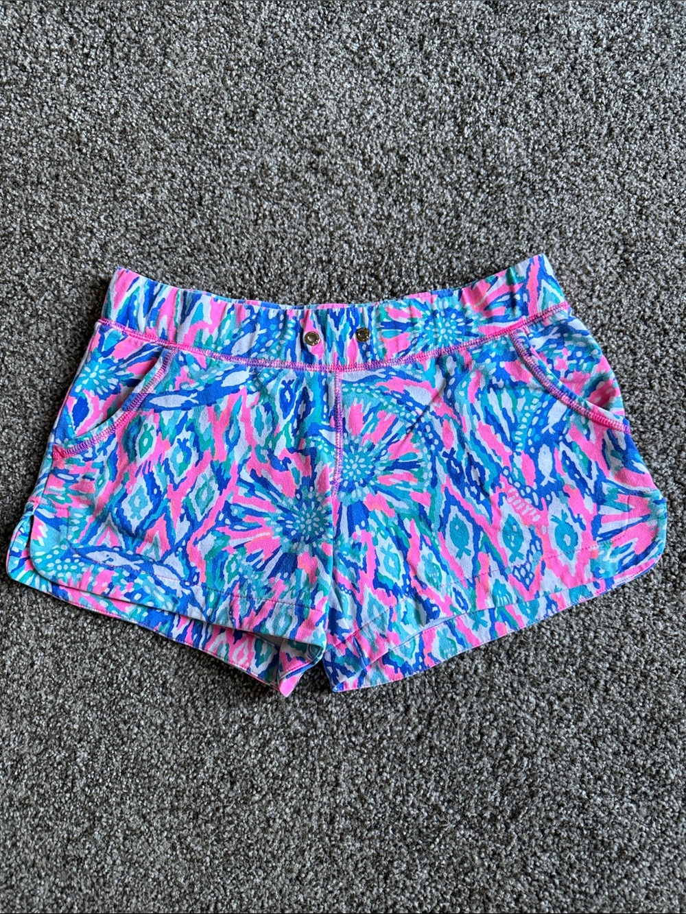 Lilly Pulitzer Pink & Blue Vina Shorts